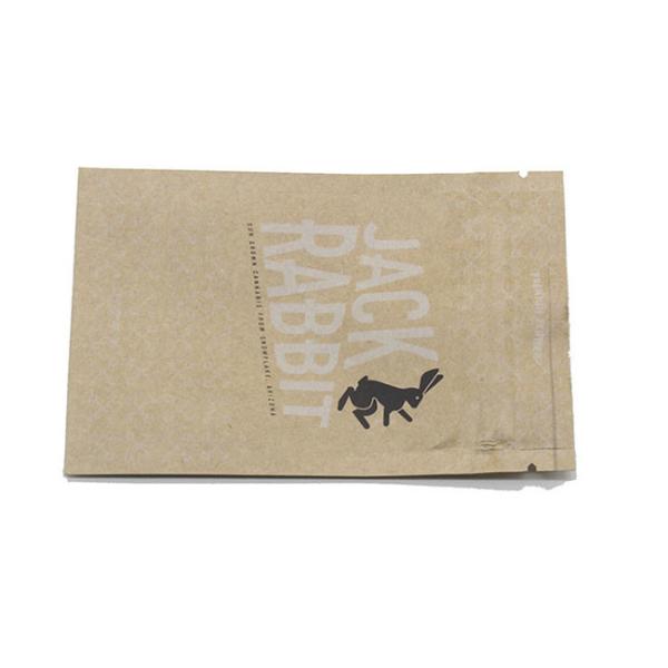 Paper Kraft Bag Stand up Zipper Kraft Paper Pouch Waterproof Zipper Sealed Resealable