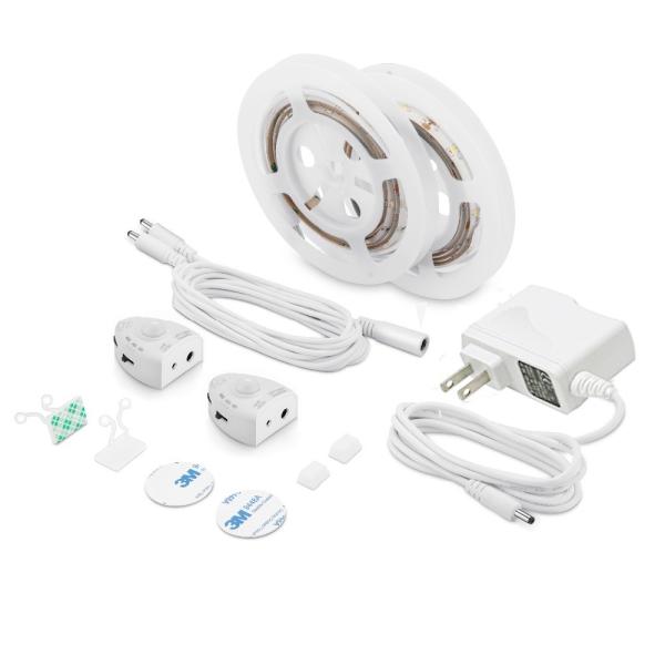 Cheap Under Bed Lights Motion Sensor for Double Bed, Motion Activated Bed LED Light Strip with Automatic Shut Off Timer for sale