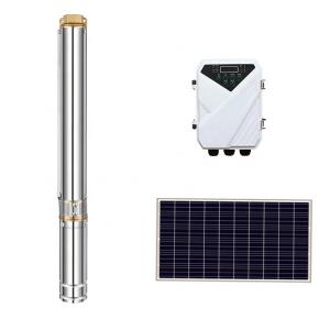 China Solar Submersible Water Pumps Pumping System Electric DC 48v Solar Water Pumps on sale