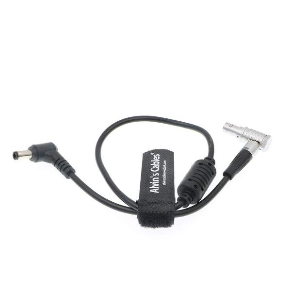 2 Pin Reverse Right Angle to DC Cable for Teradek Bolt 1000 Sidekick 2