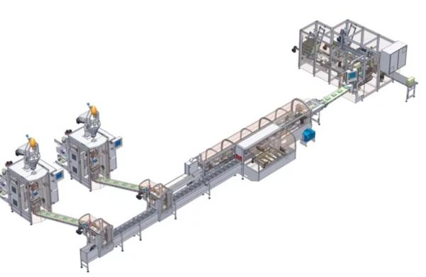 Cheap Fully Automatic Packaging And Palletizing PLC Control With Collaborative Robots for sale