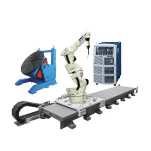 China automatic welding robot OTC FD-V6S 7axis welding robot arm with DM500 robotic welding machine and CNGBS linear tracker on sale