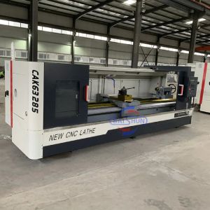 Heavy Duty CNC Flat Bed Lathe Machine 1000mm Workpiece