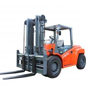 China 10T Triplex Mast LPG Diesel JAC Forklift Truck With Paper Roll Clamp on sale