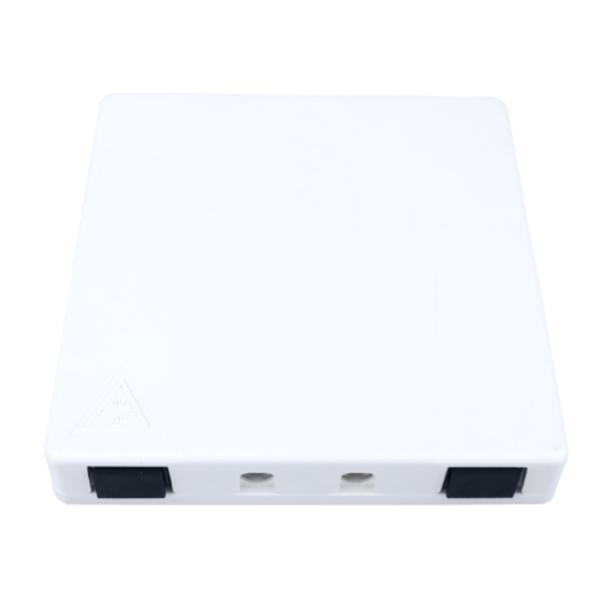 SC Connector Type 2 Cores Plastic Fiber Optic Faceplate Socket Panel for FTTH Indoor