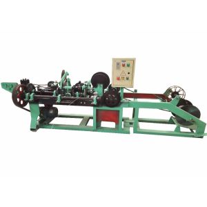 Durable Fencing Wire Manufacturing Machine , High Standard Barbed Wire Machine