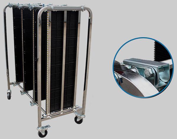 Cheap Customized PCB Storage Trolley For Automatic Loading And Unloading Machines for sale