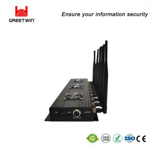 China RF Wireless 60m 10 Antennas GPS WiFi Jammer 48W on sale