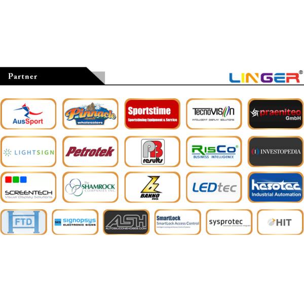 IP54 Rear Waterproof RF Controller LED Gas Station Price Signs 12 Inch