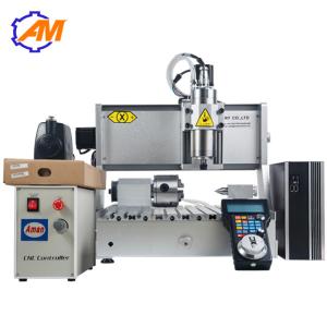 China AMAN 3040 mini cnc engraving machine with rotation axis mini table cnc machine 3040 3axis/4axis in wood router on sale