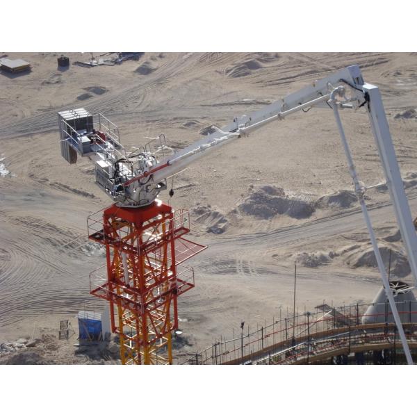 Tower Hydraulic Placing Boom , Concrete Boom Placer 40m Stationary Height