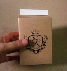 Best Custom design recycle eco-friendly kraft paper gift box with bottom lock wholesale
