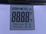 TN Positive 7 Segment IR Thermometer With Blacklight LCD Display Module Zebra