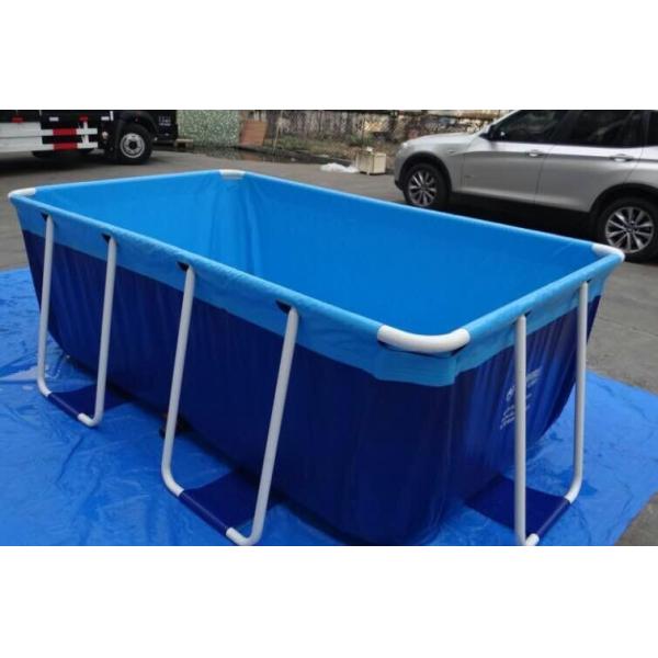 SGS 10M X 10M PVC Swimming Pool Metal Frame For Summer Inflatable