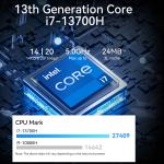 Intel Core Iris Xe Graphics DDR5 64G Mini PC With Dual LAN And Fan Ubuntu