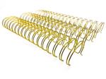 Coated Spiral Coil, Pitch 2:1 1-5/8" Twin Loop Binding Wire, For Notebook
