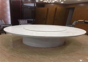 Best Natural Translucent White Onyx Round Marble Table Top For Living Room wholesale