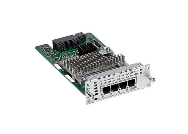 Cheap NIM-4FXS  4 Port Cisco 4000 Modules , 4 X FXS Cisco Network Interface Card for sale
