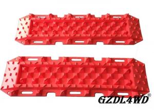 Best PA66 Off Road Traction Mats , Off Road Sand Ladders Red Color 120cm X 33cm X 6cm wholesale