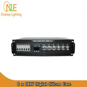 China 6 × 6KW Digital Silicon Case 6CH*6KW Digital DMX Silicon case for meeting room light on sale