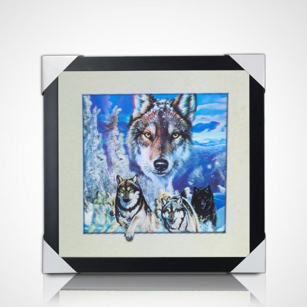 Wild Animal Images Lenticular Poster Printing 3D Deep Effect Advertisement