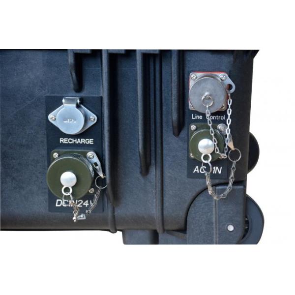 8 Bands 240w Inner Battery High Power Bomb Jammer Manpack Military Mobile Signal Jammer Blocker 2 Hours Working Time