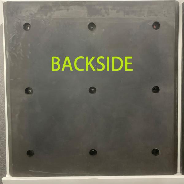 Racecourse Tunnel Black Rubber Floor Mats Embedded With Q235 Steel Plate For Horse Pool Access