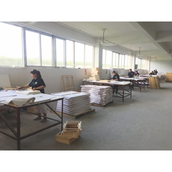 100% Cotton Stretched Canvas Board for Oil Painting with Matte Finish and Eco-Solvent Latex UV Ink Support