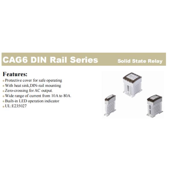 NNC CAG6 Series Solid State Relay with Heat Sink Superior Performance for Industrial Applications