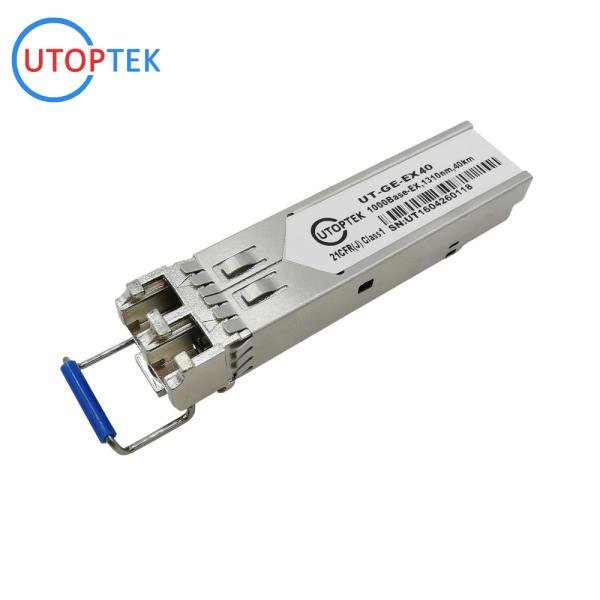 Cheap 1.25G 1310nm 40km SFP optical Transceiver Module for Cisco/Huawei/HPE/Aruba/Mikrotik/Juniper/Ericsson for sale