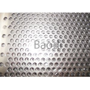Best Perforated Stainless Steel Sheet Metal With Round Holes , Perforated Aluminum Sheet wholesale