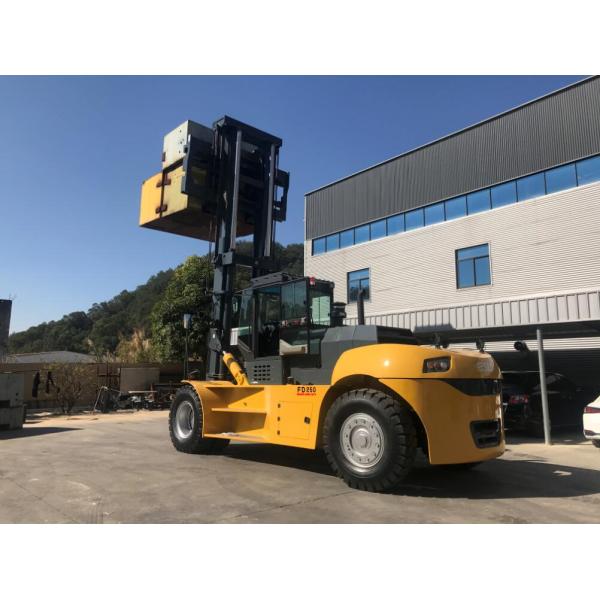 Enclosed A/C Cab Diesel Heavy Lift Forklift Joystick Controling 25000kg 30000kg