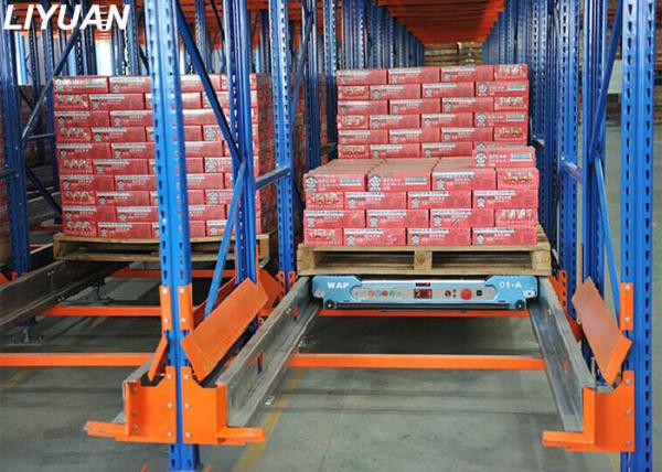 Cheap Radio Pallet Shuttle Automation , Automated Warehouse Racking System Flexible for sale