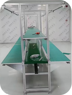 Bilateral Operation Automatic Belt Assembly Line For Electronic and Electrical Appliance