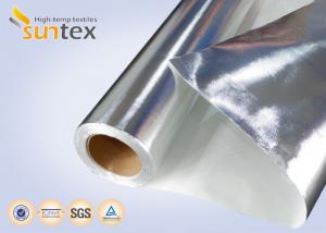 Best Fire Resistant Aluminum Foil Fiberglass Cloth With Good Hermetic And Weather Resistance wholesale