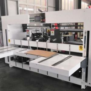 China Nailing Semi Automatic Stitching Machine For Corrugated Boxes 3T Dual Servo Drive on sale