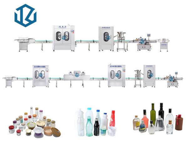 Cheap Bird'S Nest Sauce Glass Bottle Filling Machine Cappping Labeling Packaging Line for sale