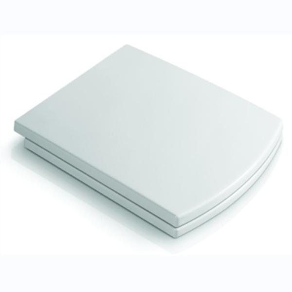 Cheap PP Square Toilet Seat With One Button And Quick Release Slow-Close Functionality for sale