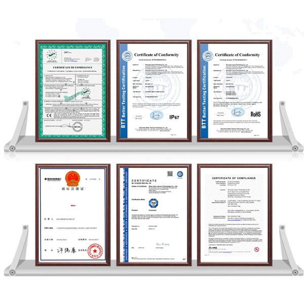 Jnicon Soldering Terminal Outdoor Electrical Cable Connectors 10A IP67 2-8 Pin