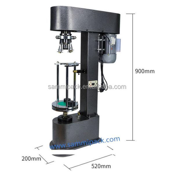 Easy Operate Semi Automatic Ropp Capping Machine Whisky Liquor Screw Capper for Glass Bottle Wine Bottle Lid