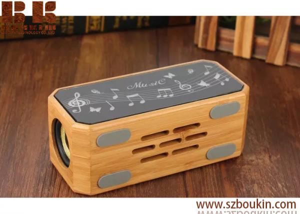 Cheap 2018 Promotional Gift Touch Screen Color LED Light Blue tooth Speaker Wooden Home Portable Wireless Bluetooth Speaker for sale