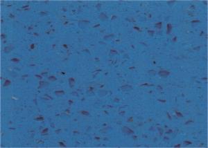China Artificial Crystal Blue Quartz Stone Countertops Composite Solid Surface on sale
