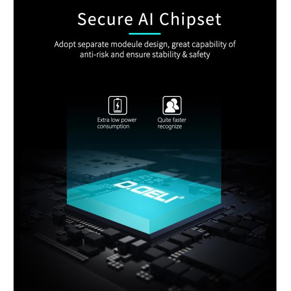 Keyless Entry Mortise Door Lock With Biometric Fingerprint Touchscreen Smart