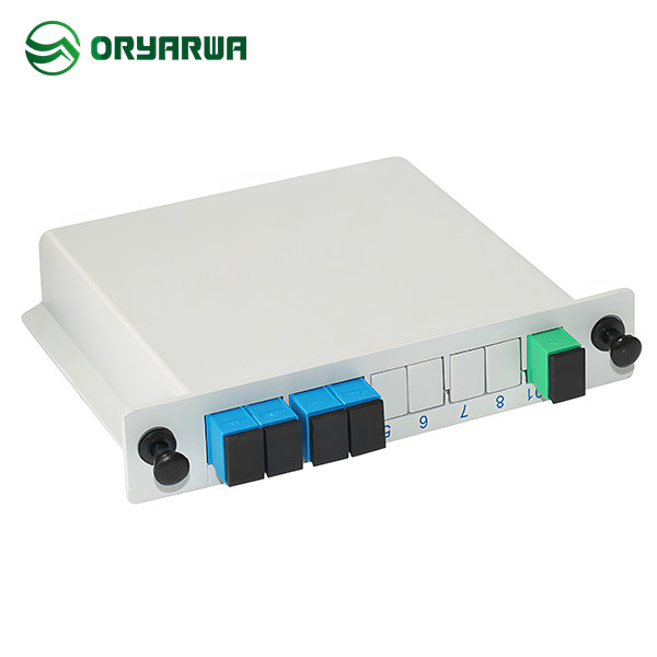 1x4 Casstte PLC Splitter Fiber Optic SC UPC Connector