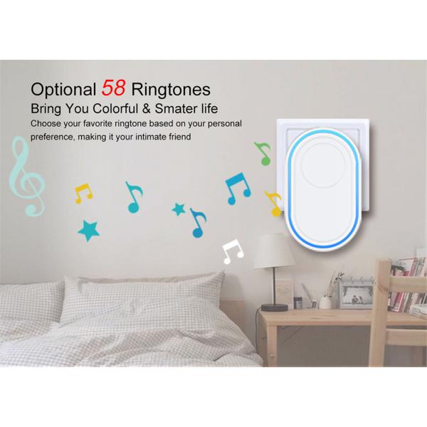 Intelligent Wireless Tuya Wi-Fi Doorbell Home Alarm Doorbell Remote Smart Door Bell Chime EU UK US AU Plug Optional