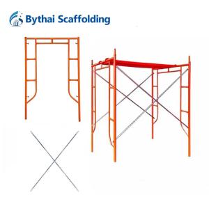 Best Construction Platform Modular Scaffolding Access Painted Walk Thru Frame wholesale