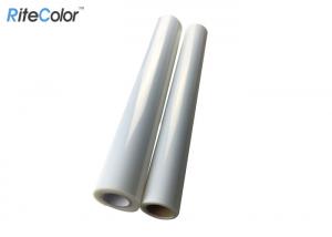 China Screen Printing Milky Translucent Polyester Film Roll Aqueous Ink on sale