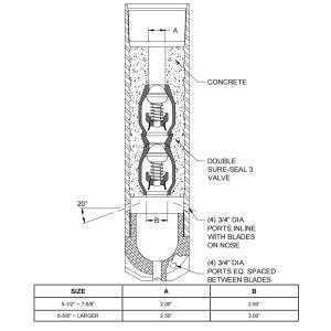Double Valve Float Collar Cementing Float Equipment 305 SERIES