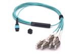 Ftth Mpo Mtp Patch Cord , Mpo Mtp Cassette With Om3 Lc Duplex Adapter
