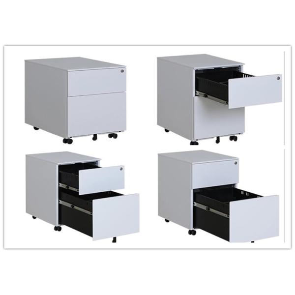 File Storage 2 Drawer Full Steel Metal Mobile Pedestal